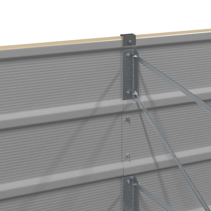Plantenbak Ivoor 240 x 80 x 45 cm Staal