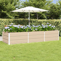 Plantenbak Ivoor 240 x 80 x 45 cm Staal