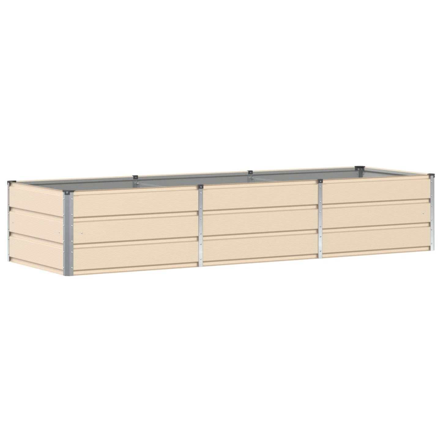 Plantenbak Ivoor 240 x 80 x 45 cm Staal