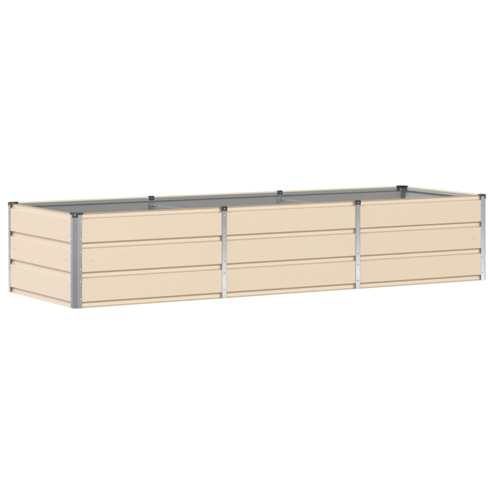 Plantenbak Ivoor 240 x 80 x 45 cm Staal