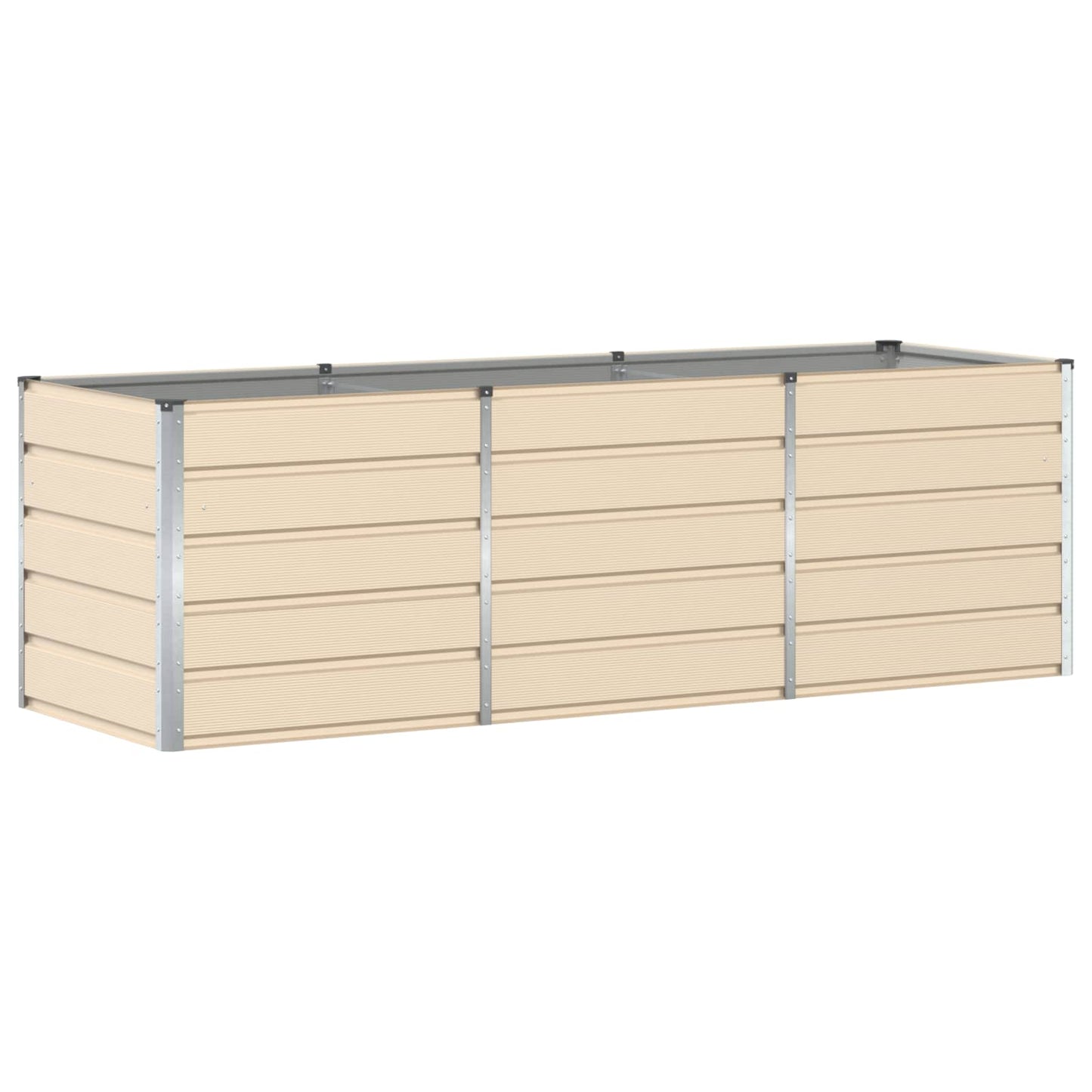 Plantenbak Ivoor 240 x 80 x 75 cm Staal