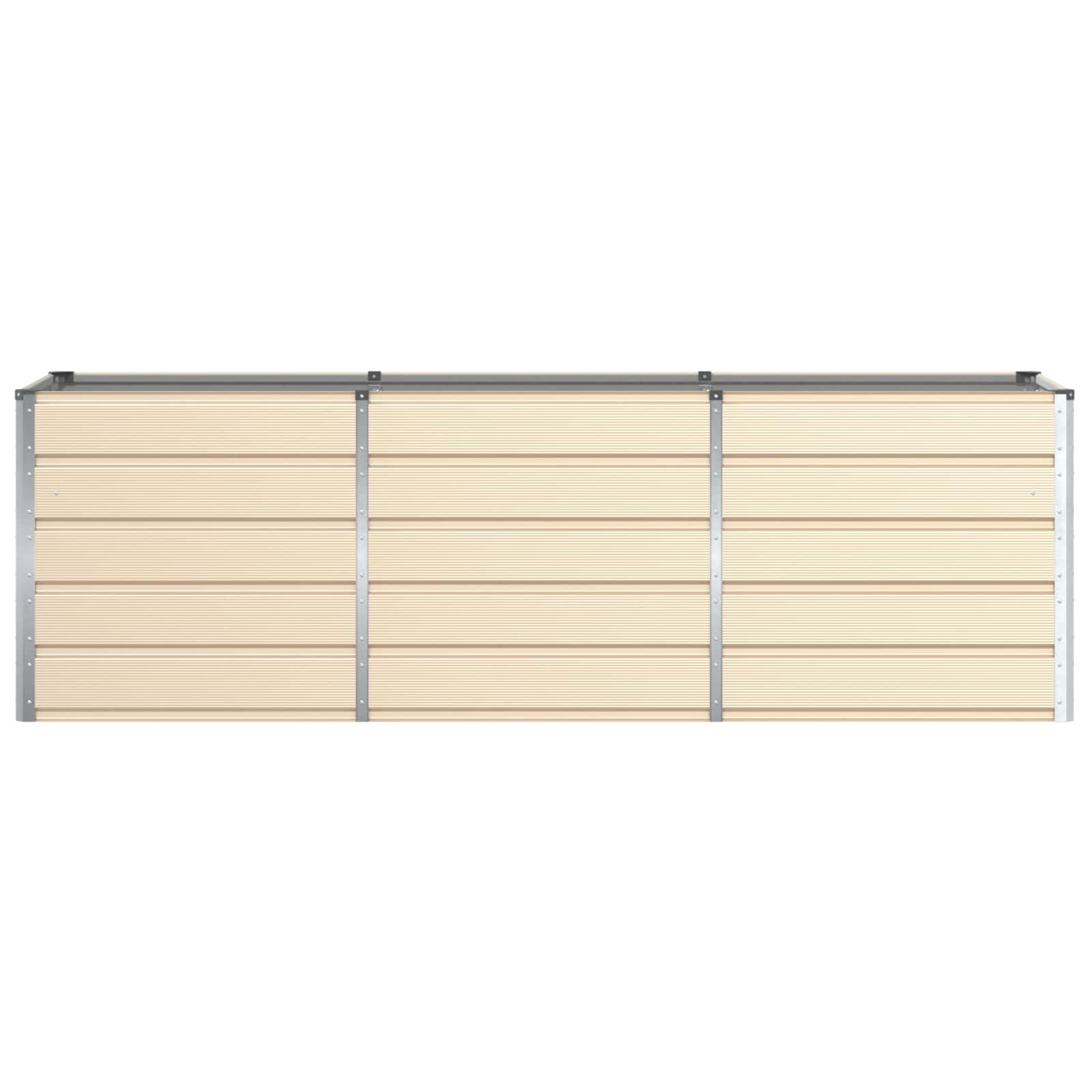 Plantenbak Ivoor 240 x 80 x 75 cm Staal