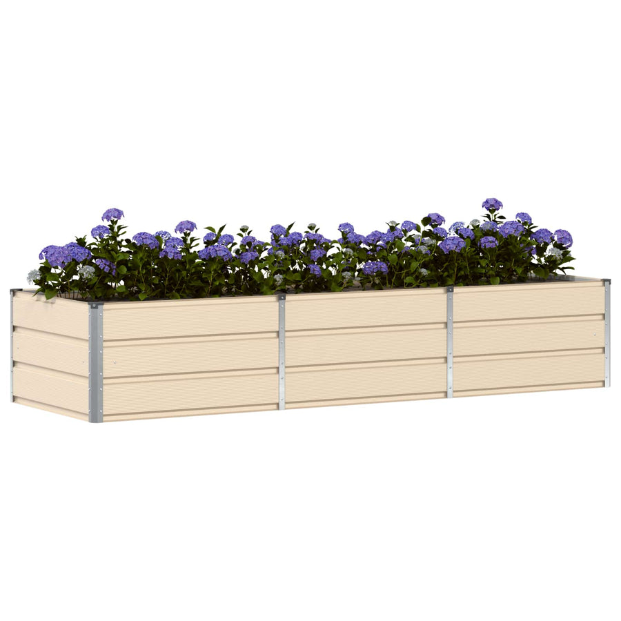 Plantenbak Ivoor 240 x 80 x 75 cm Staal