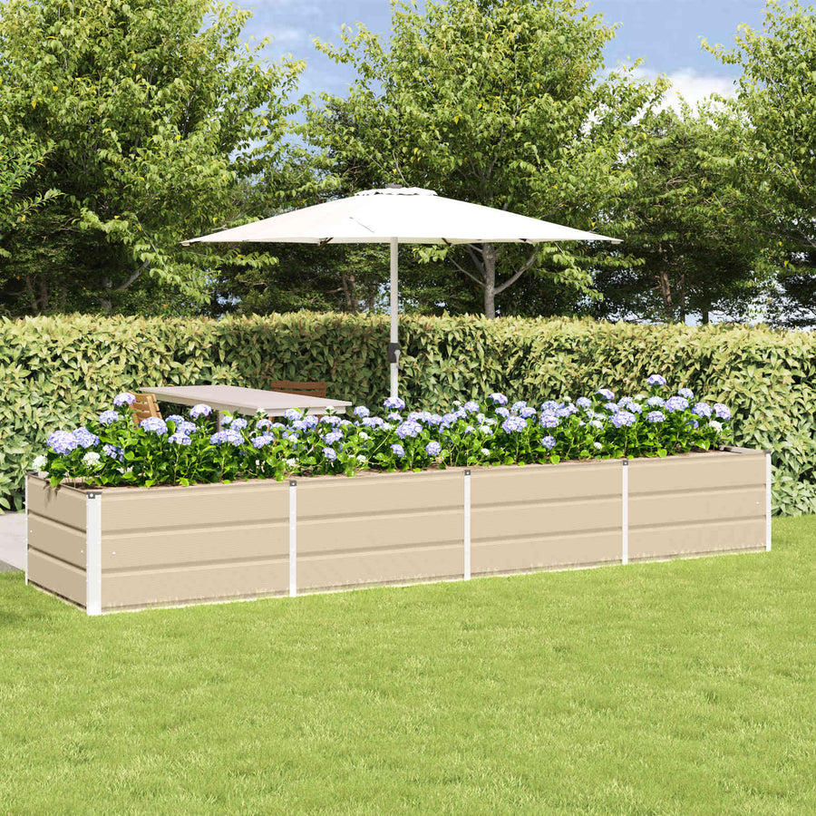 Plantenbak Ivoor 320 x 80 x 45 cm Staal