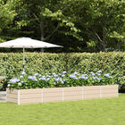 Planter Ivory 400 x 80 x 45 cm Steel