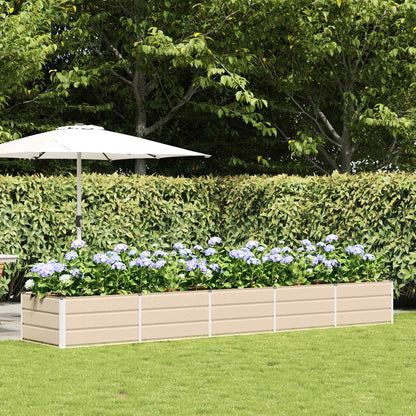 Plantenbak Ivoor 400 x 80 x 45 cm Staal