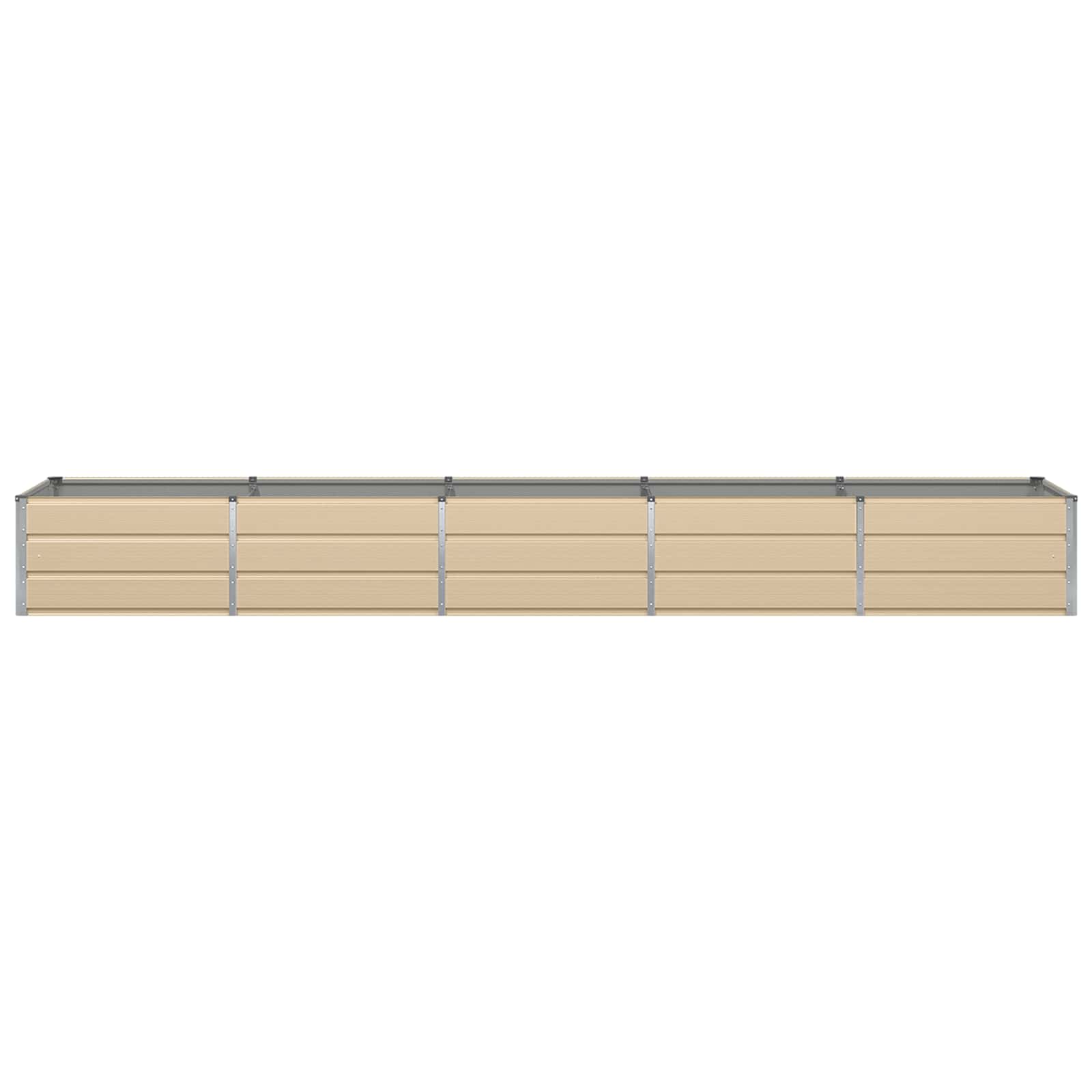 Plantenbak Ivoor 400 x 80 x 45 cm Staal
