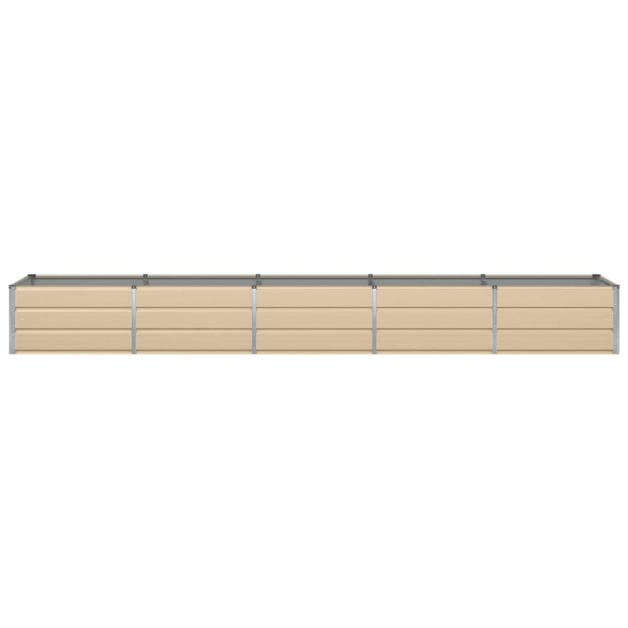Plantenbak Ivoor 400 x 80 x 45 cm Staal