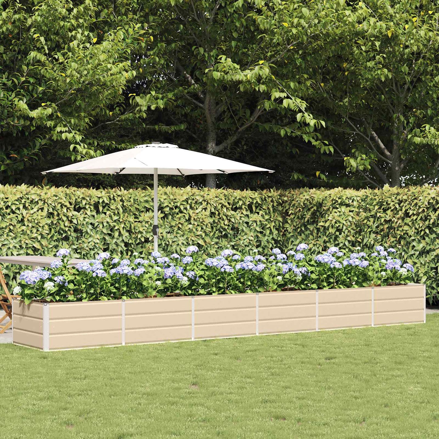 Plantenbak Ivoor 480 x 80 x 45 cm Staal