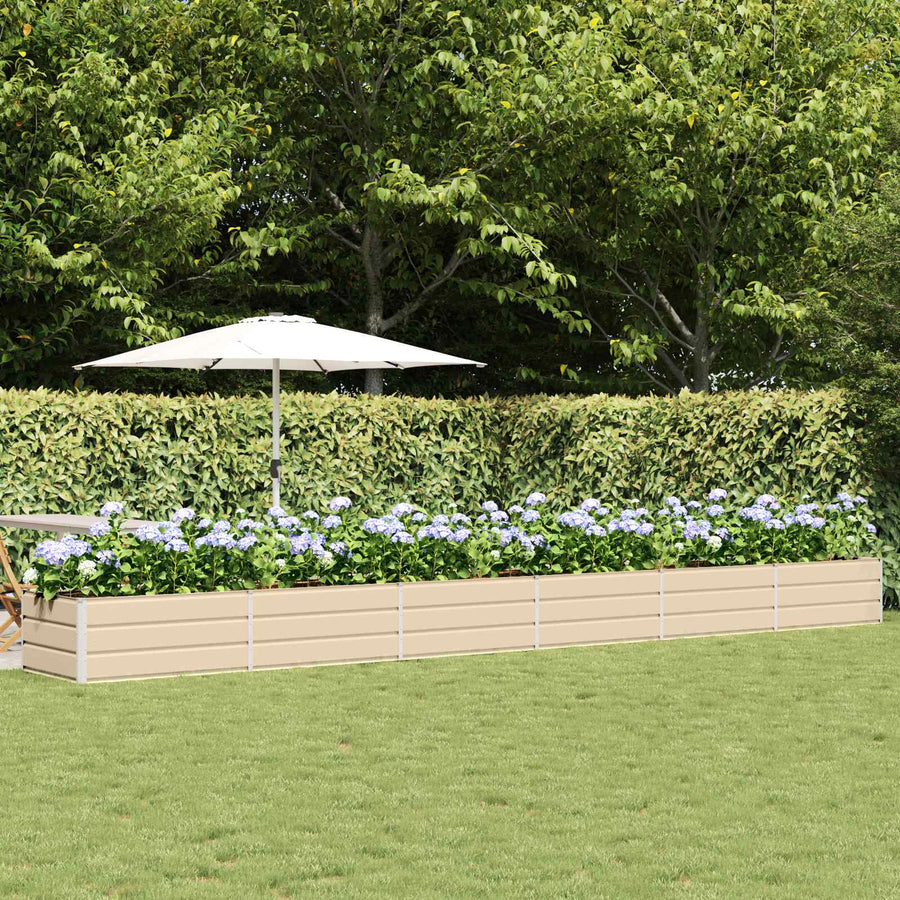 Plantenbak Ivoor 600 x 80 x 45 cm Staal