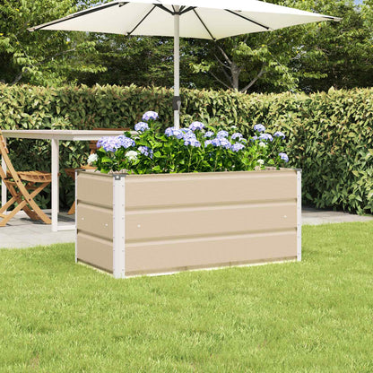 Plantenbak Ivoor 100 x 50 x 45 cm Gegalvaniseerd staal