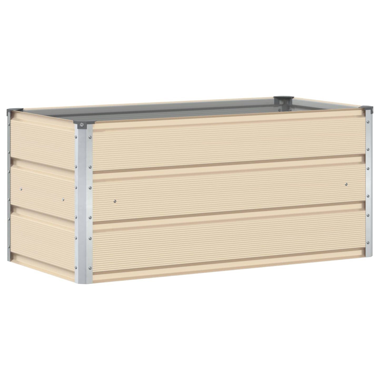 Plantenbak Ivoor 100 x 50 x 45 cm Gegalvaniseerd staal