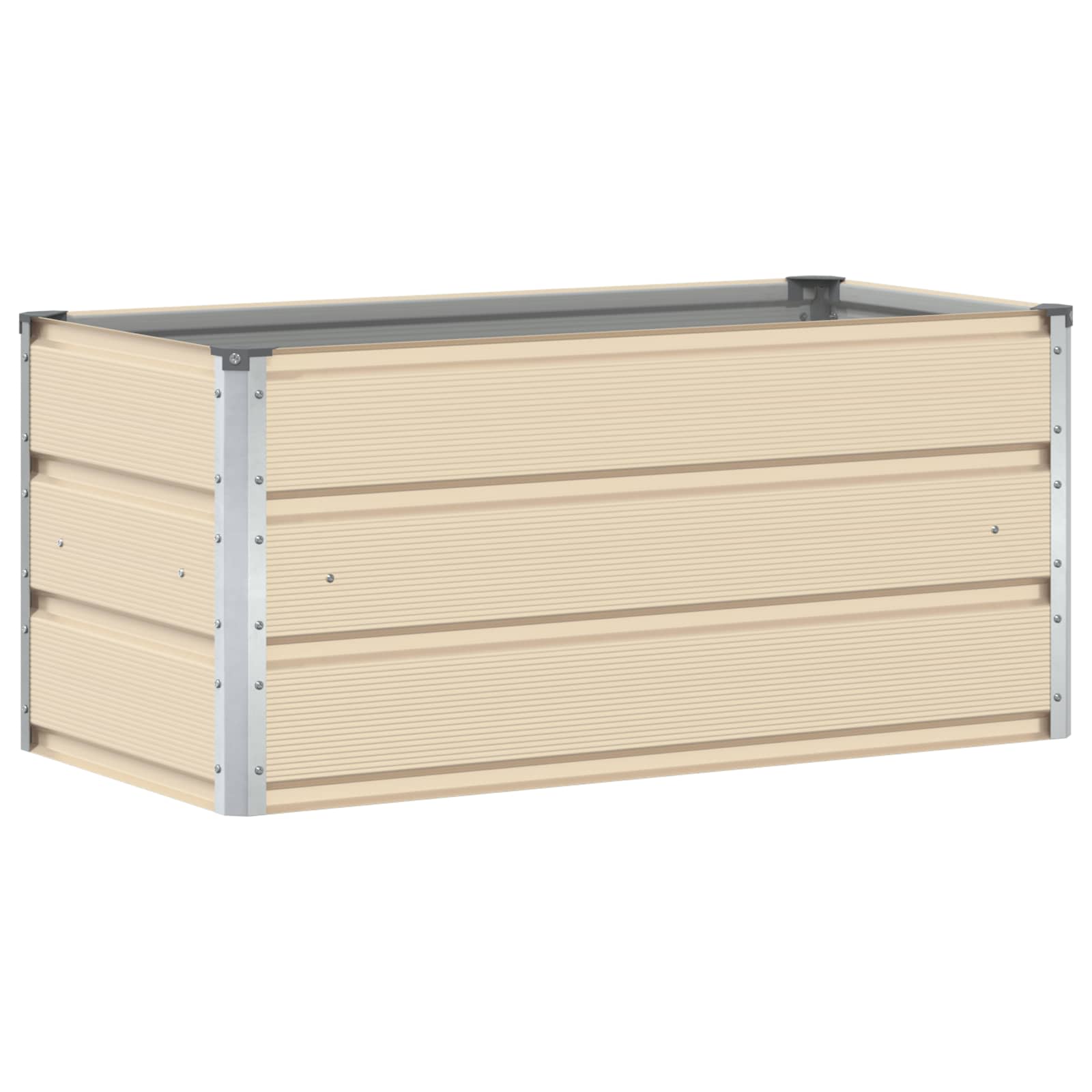 Plantenbak Ivoor 100 x 50 x 45 cm Gegalvaniseerd staal