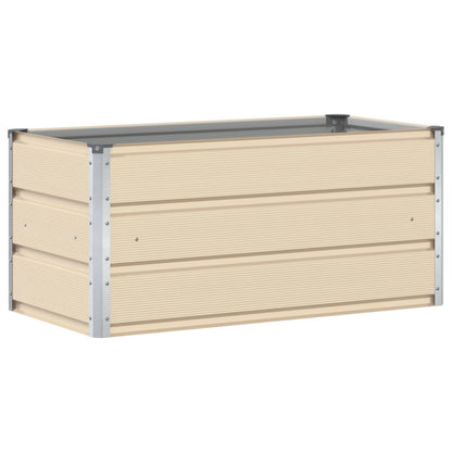 Plantenbak Ivoor 100 x 50 x 45 cm Gegalvaniseerd staal