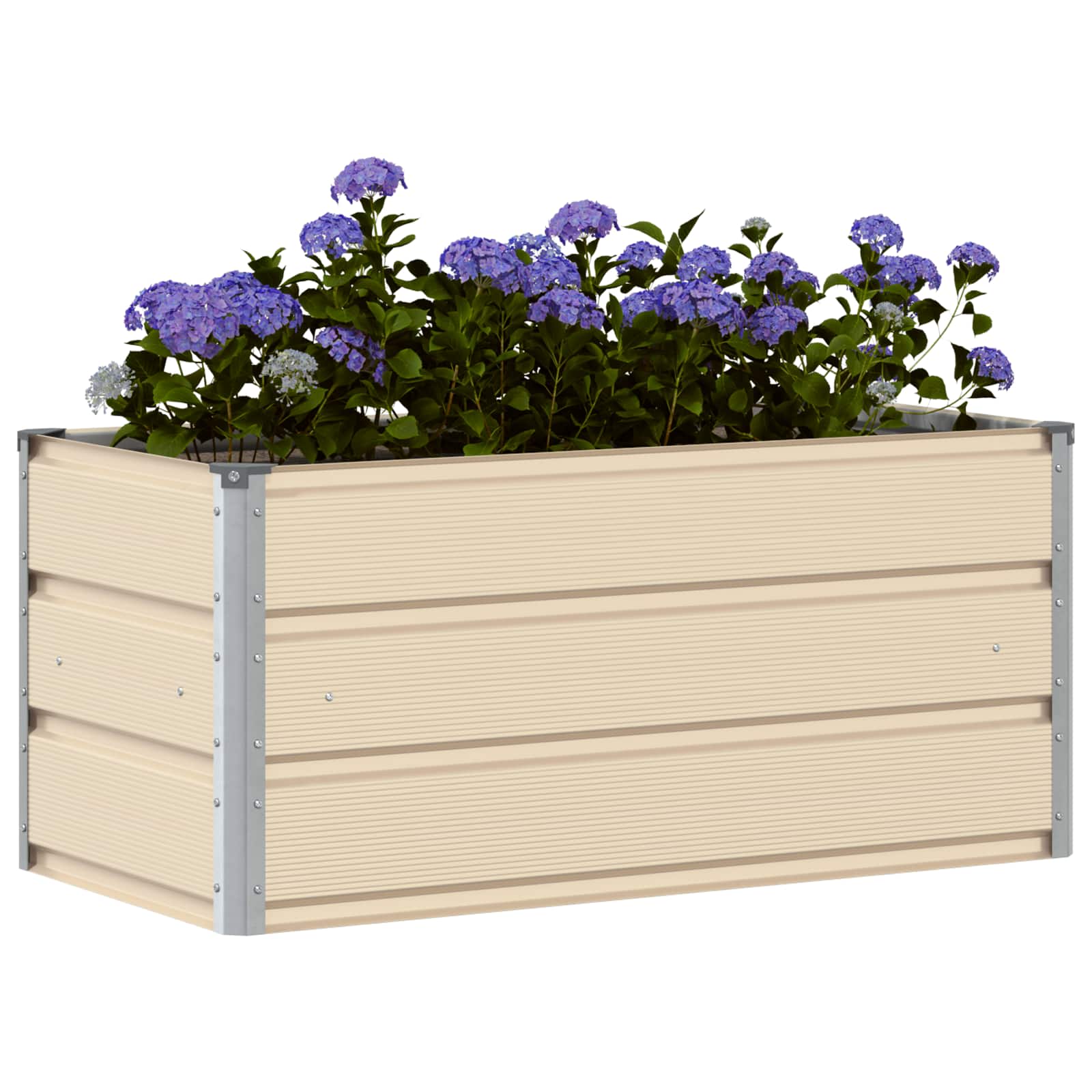 Plantenbak Ivoor 100 x 50 x 45 cm Gegalvaniseerd staal