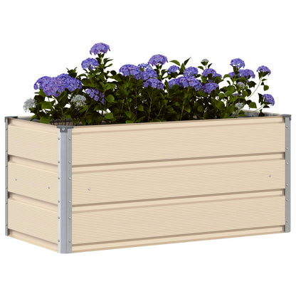 Plantenbak Ivoor 100 x 50 x 45 cm Gegalvaniseerd staal
