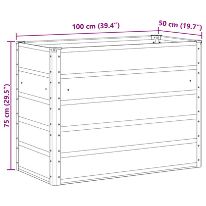 Plantenbak Ivoor 480 x 50 x 45 cm Gegalvaniseerd staal