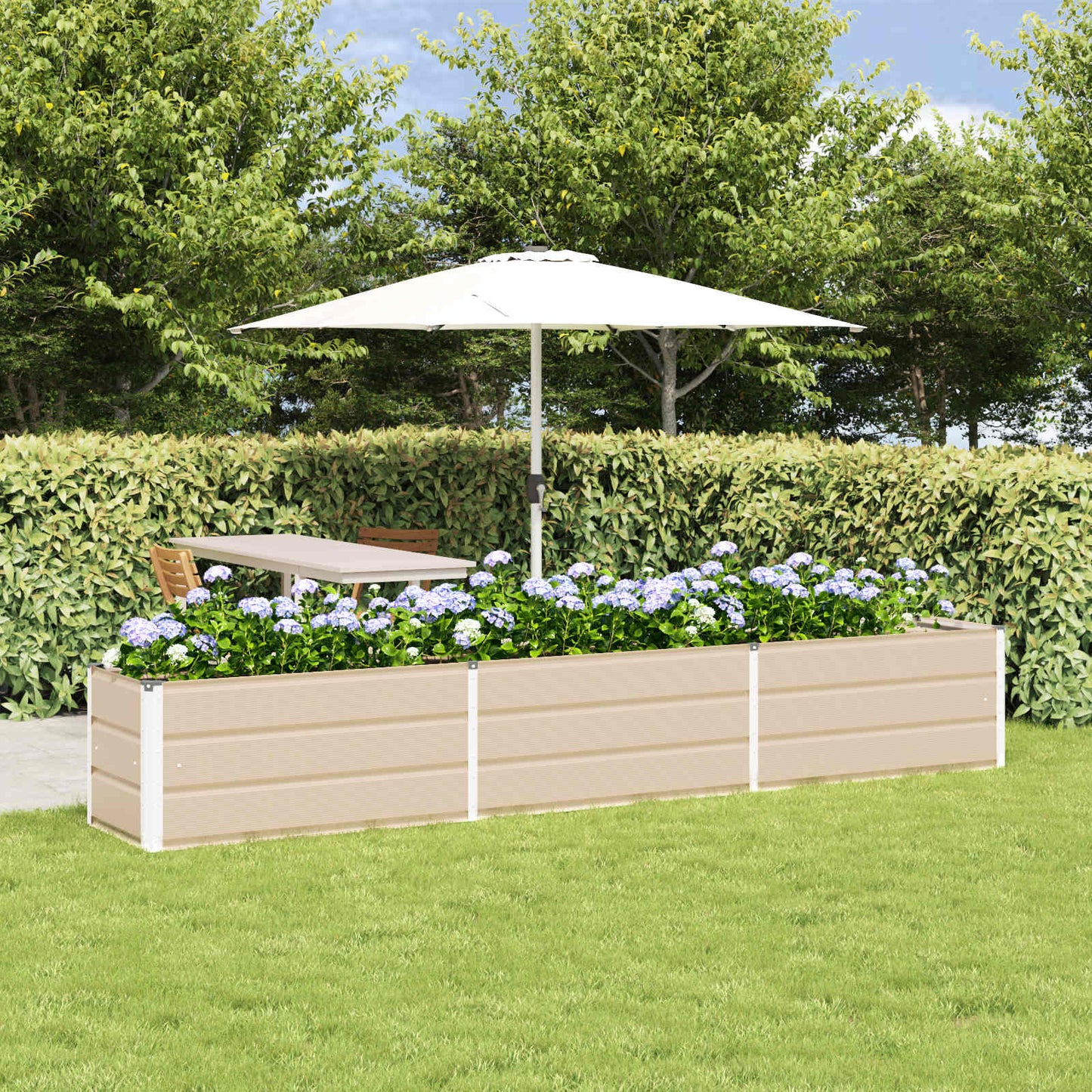 Plantenbak Ivoor 480 x 50 x 45 cm Gegalvaniseerd staal