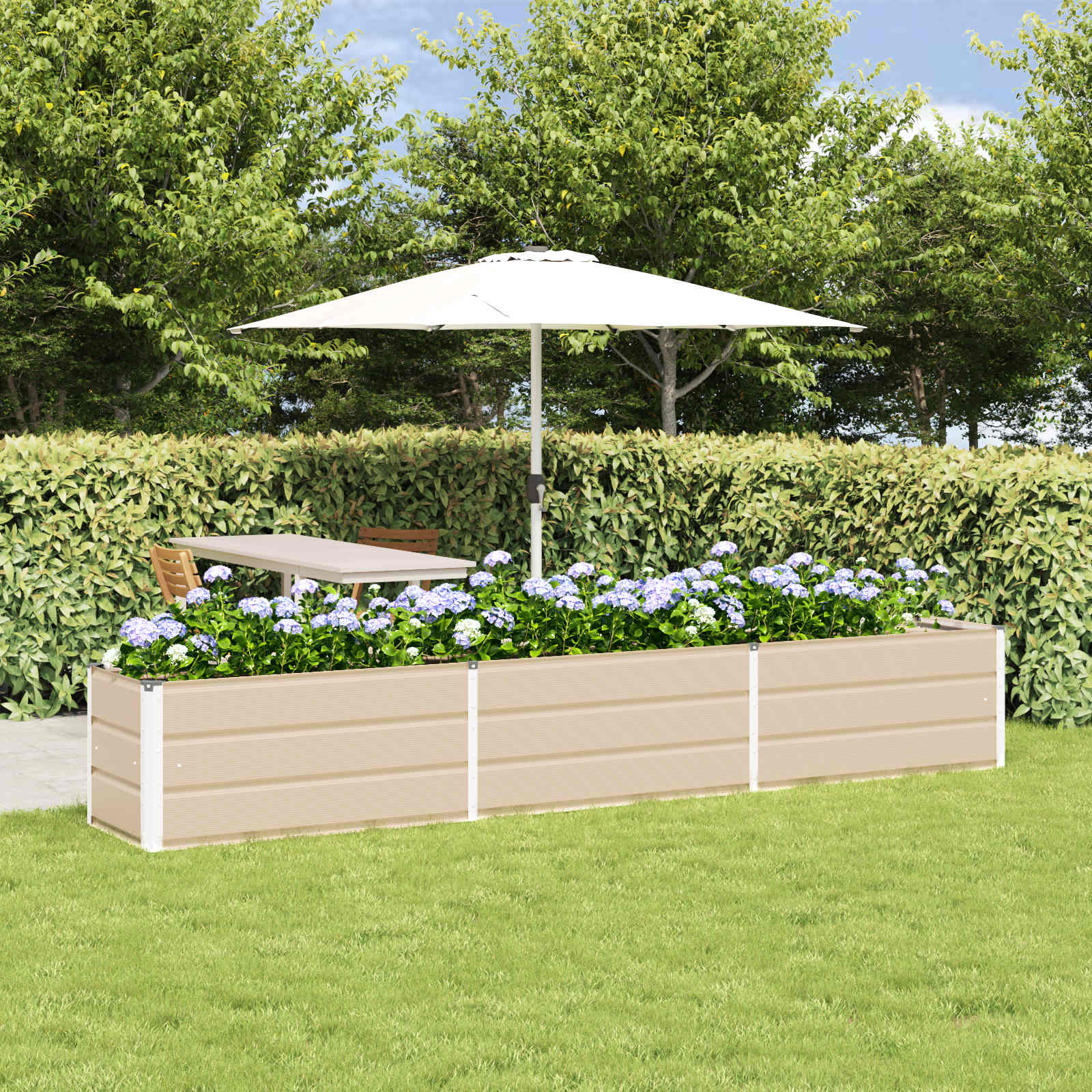 Plantenbak Ivoor 480 x 50 x 45 cm Gegalvaniseerd staal