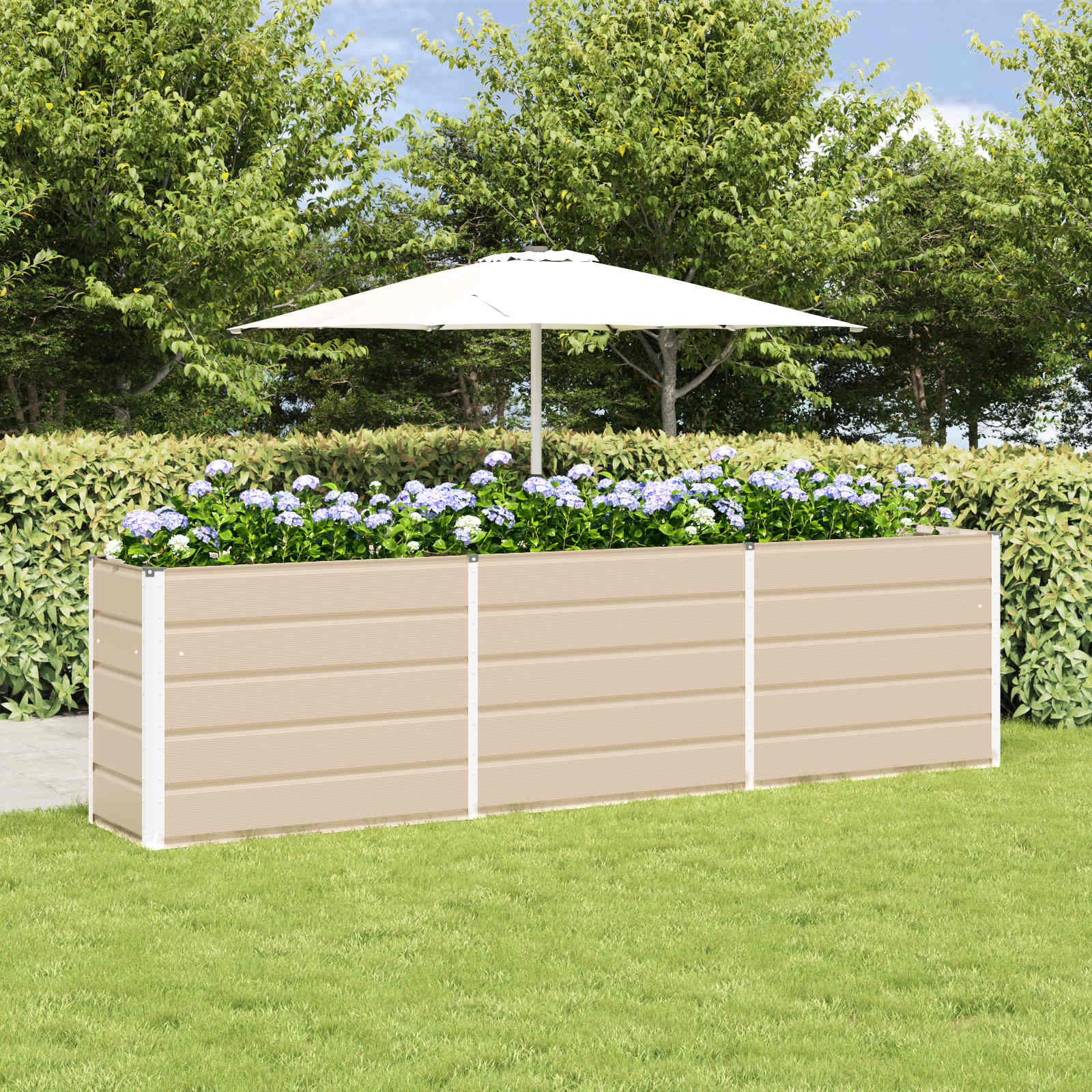 Plantenbak Ivoor 480 x 50 x 45 cm Gegalvaniseerd staal
