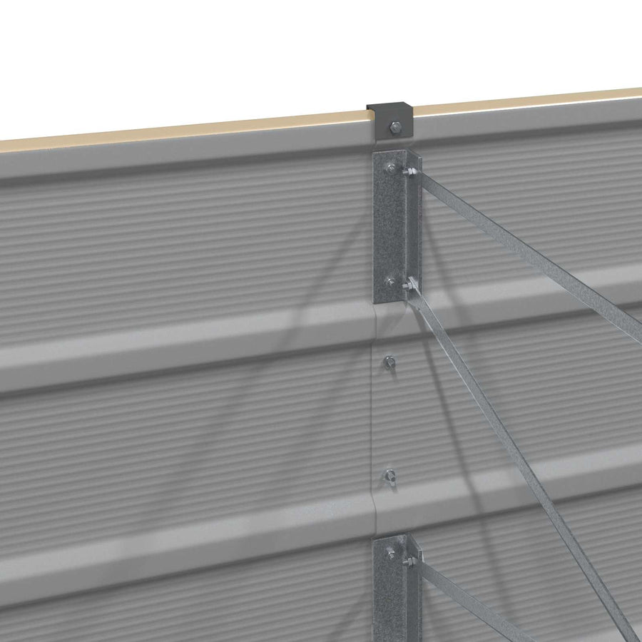 Plantenbak Ivoor 480 x 50 x 45 cm Gegalvaniseerd staal