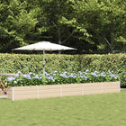 Planter Ivory 480 x 50 x 45 cm Galvanized steel