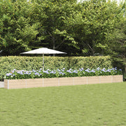 Plantenbak 480x50x45 cm gegalvaniseerd staal ivoor