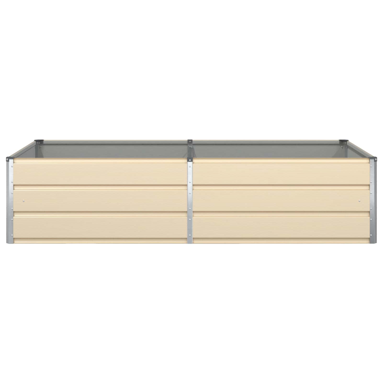 Plantenbak Ivoor 195 x 100 x 45 cm Gegalvaniseerd staal