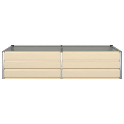 Plantenbak Ivoor 195 x 100 x 45 cm Gegalvaniseerd staal