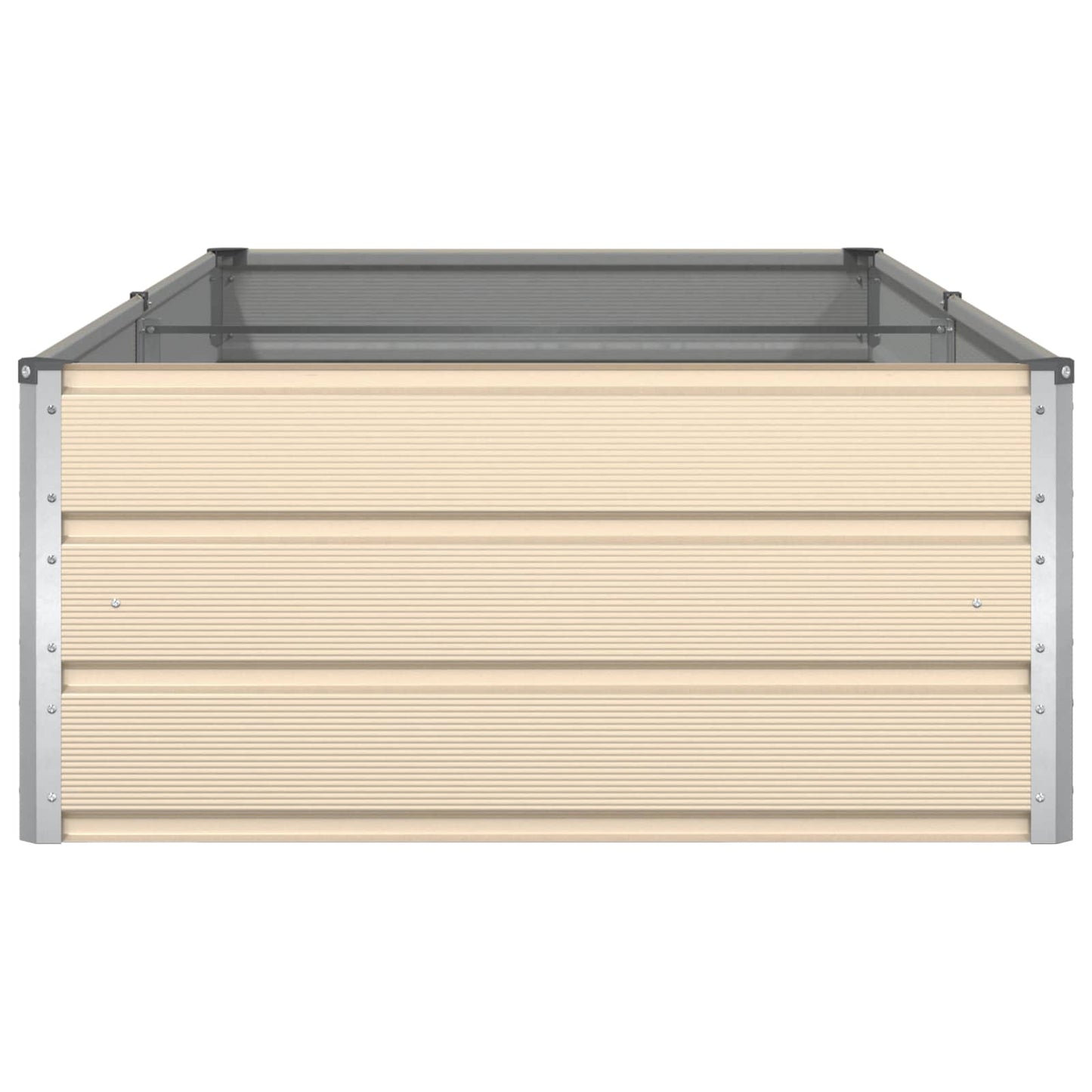 Plantenbak Ivoor 195 x 100 x 45 cm Gegalvaniseerd staal