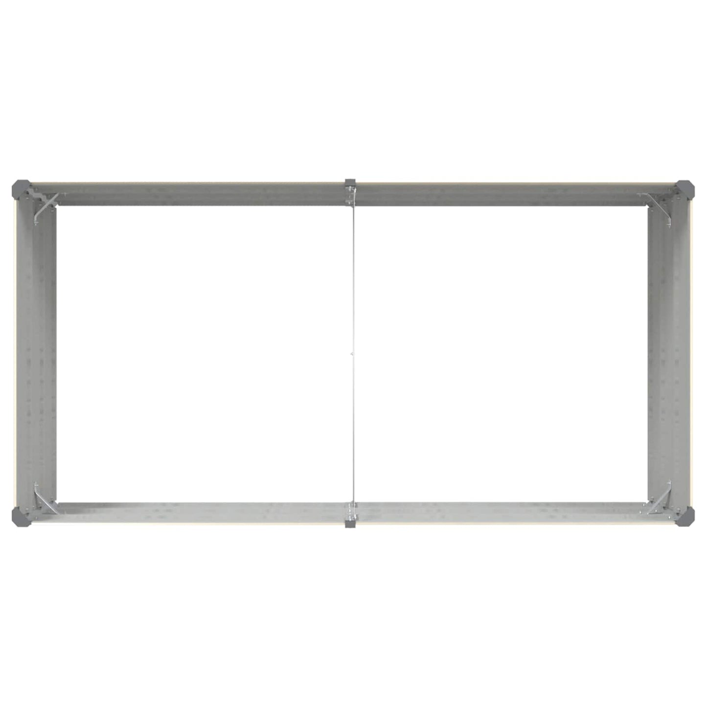 Plantenbak Ivoor 195 x 100 x 45 cm Gegalvaniseerd staal