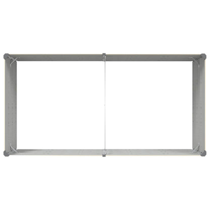 Plantenbak Ivoor 195 x 100 x 45 cm Gegalvaniseerd staal