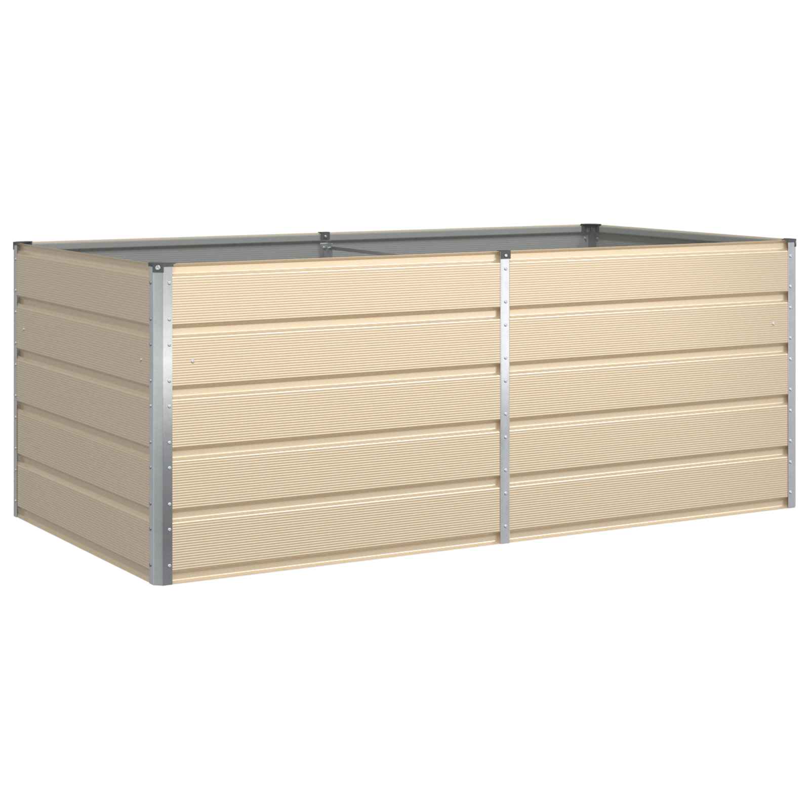 Plantenbak Ivoor 195 x 100 x 45 cm Gegalvaniseerd staal