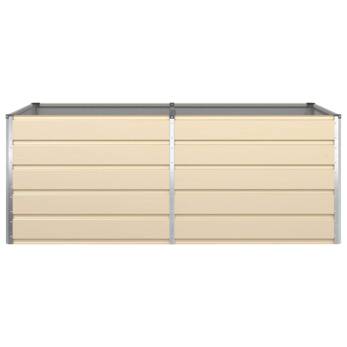 Plantenbak Ivoor 195 x 100 x 45 cm Gegalvaniseerd staal
