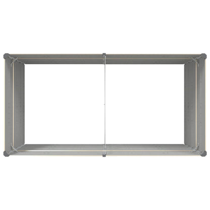Plantenbak Ivoor 195 x 100 x 45 cm Gegalvaniseerd staal