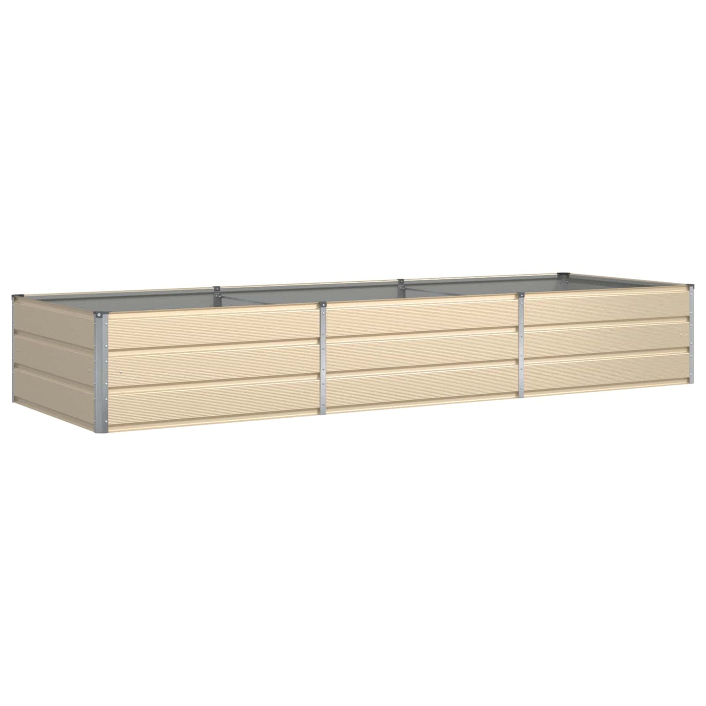 Plantenbak Ivoor 195 x 100 x 45 cm Gegalvaniseerd staal