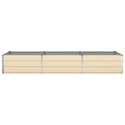 Plantenbak Ivoor 195 x 100 x 45 cm Gegalvaniseerd staal