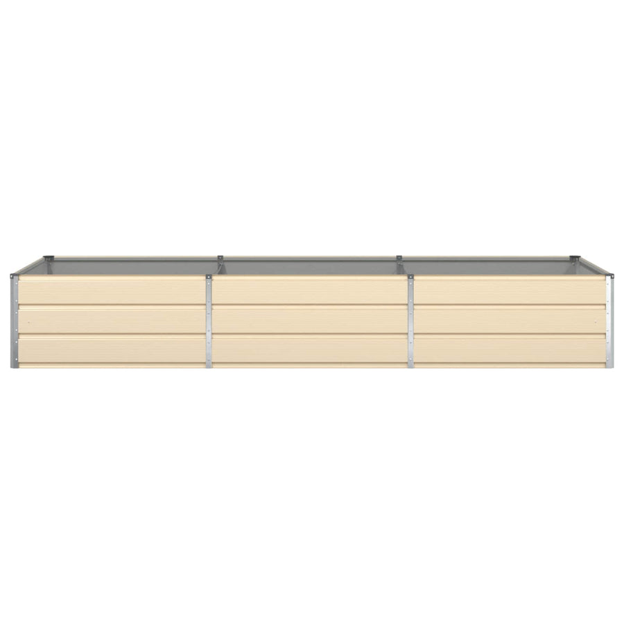 Plantenbak Ivoor 195 x 100 x 45 cm Gegalvaniseerd staal
