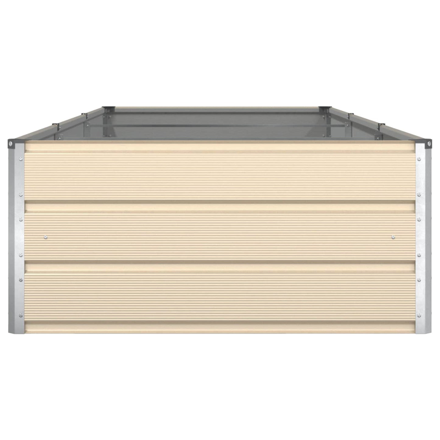 Plantenbak Ivoor 195 x 100 x 45 cm Gegalvaniseerd staal