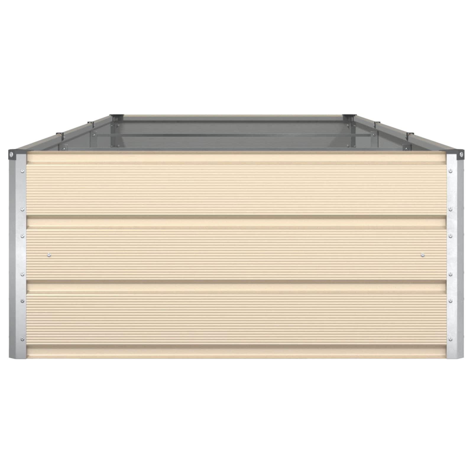 Plantenbak Ivoor 195 x 100 x 45 cm Gegalvaniseerd staal