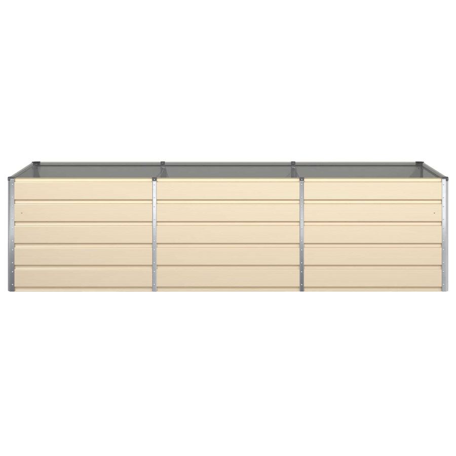 Plantenbak Ivoor 195 x 100 x 45 cm Gegalvaniseerd staal