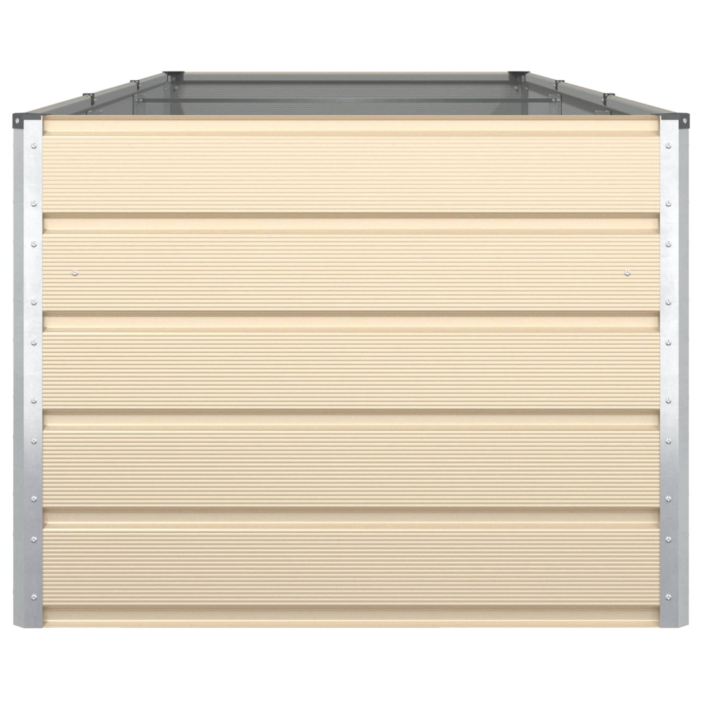Plantenbak Ivoor 195 x 100 x 45 cm Gegalvaniseerd staal
