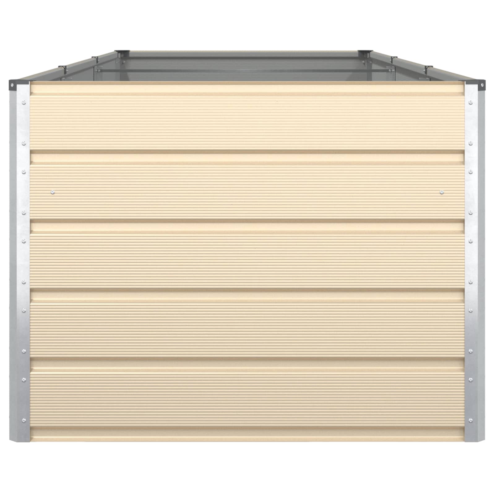 Plantenbak Ivoor 195 x 100 x 45 cm Gegalvaniseerd staal