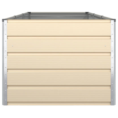 Plantenbak Ivoor 195 x 100 x 45 cm Gegalvaniseerd staal