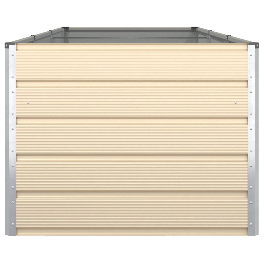 Plantenbak Ivoor 195 x 100 x 45 cm Gegalvaniseerd staal