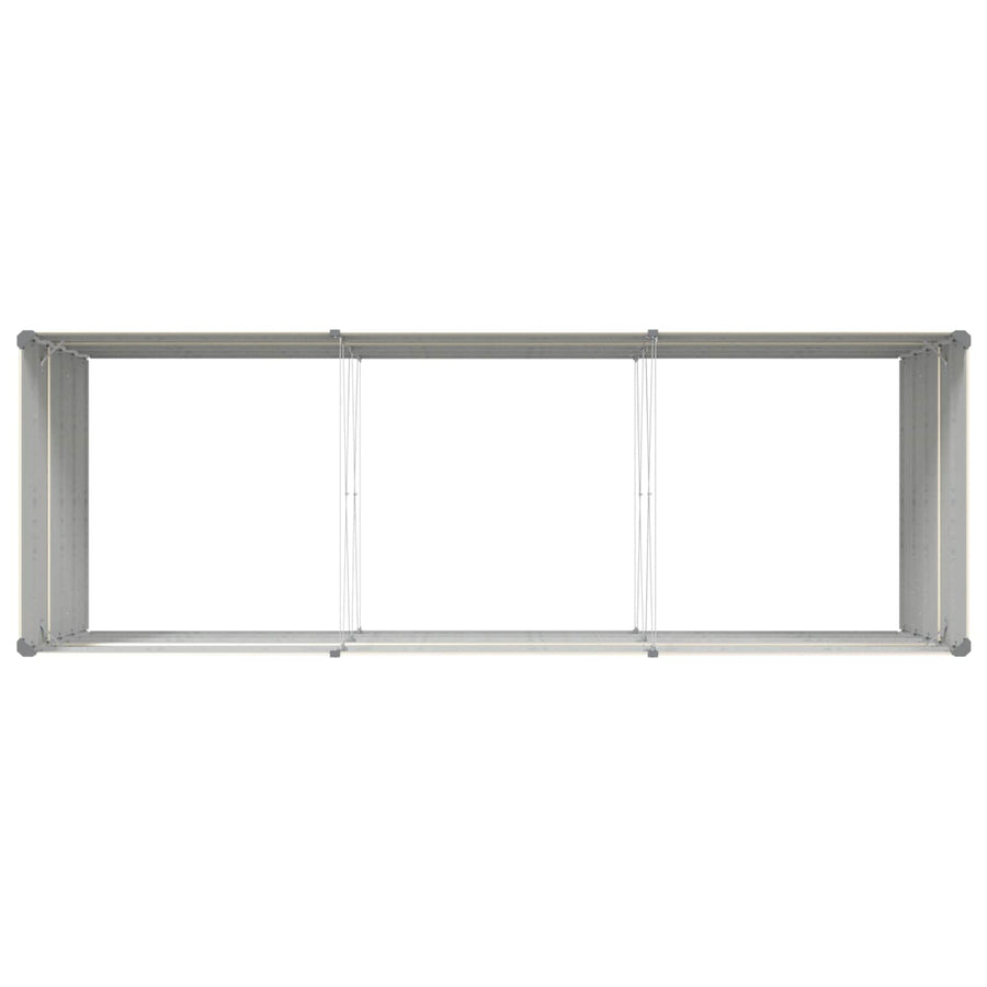 Plantenbak Ivoor 195 x 100 x 45 cm Gegalvaniseerd staal