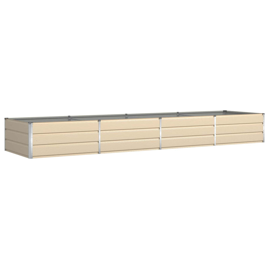Plantenbak Ivoor 195 x 100 x 45 cm Gegalvaniseerd staal
