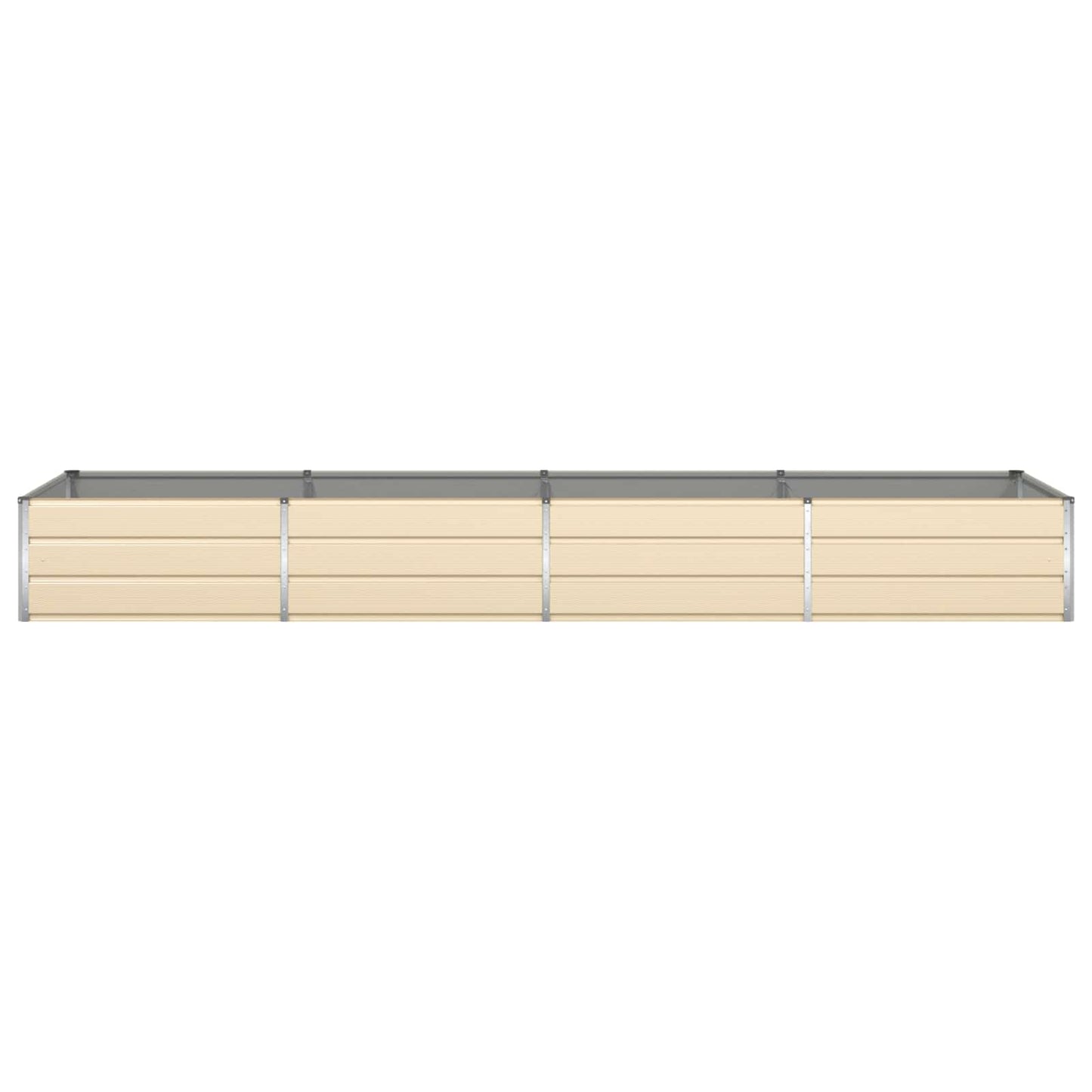 Plantenbak Ivoor 195 x 100 x 45 cm Gegalvaniseerd staal