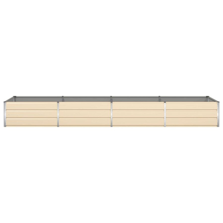 Plantenbak Ivoor 195 x 100 x 45 cm Gegalvaniseerd staal