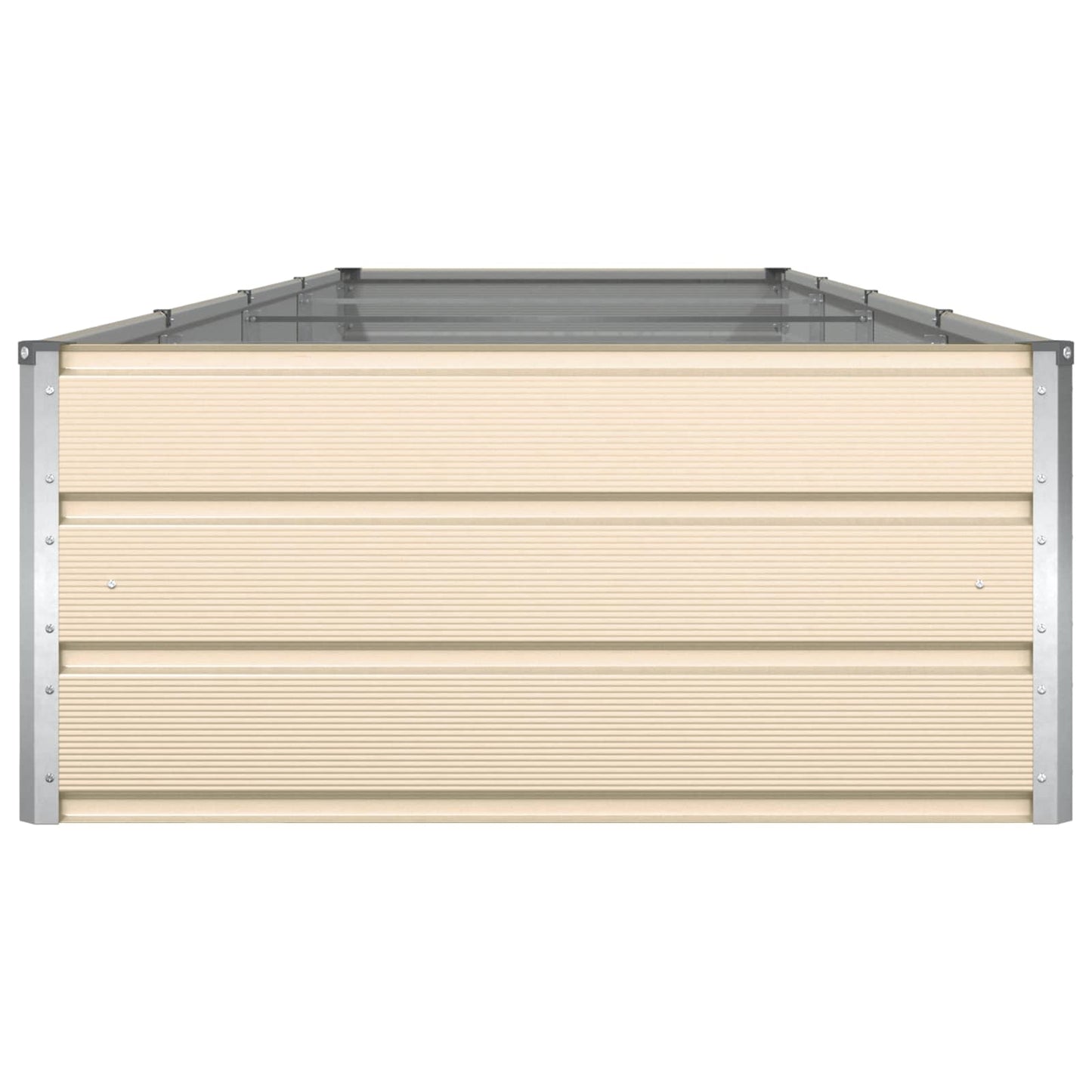 Plantenbak Ivoor 195 x 100 x 45 cm Gegalvaniseerd staal